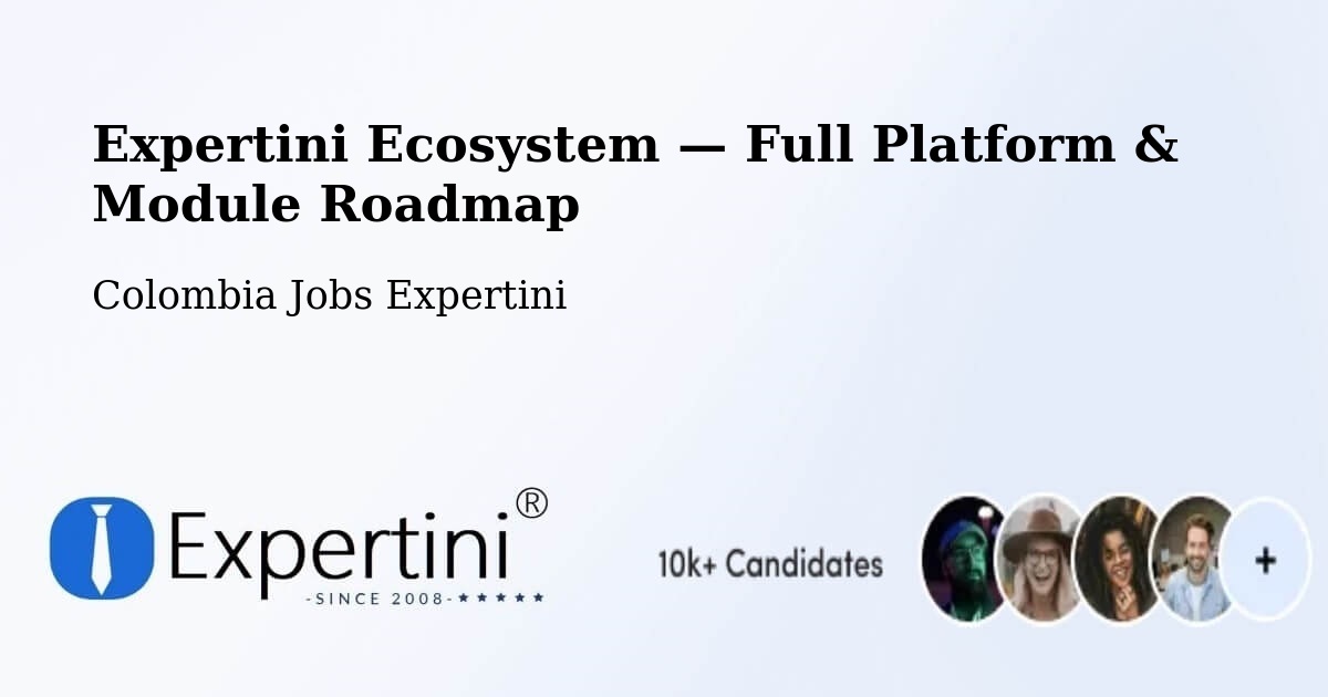 Expertini Ecosystem — Full Platform & Module Roadmap – Mitú